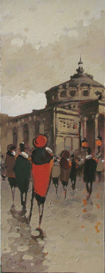 La Ateneu, ulei carton