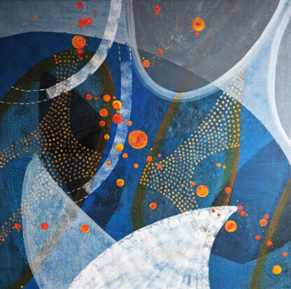 Pictură abstractă Inti, 100x100